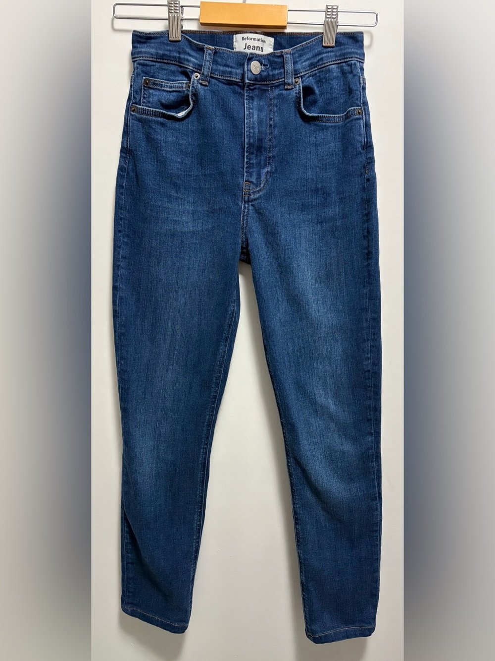 Reformation Jeans High Rise Skinny Jeans in the Wash Neris Size 26